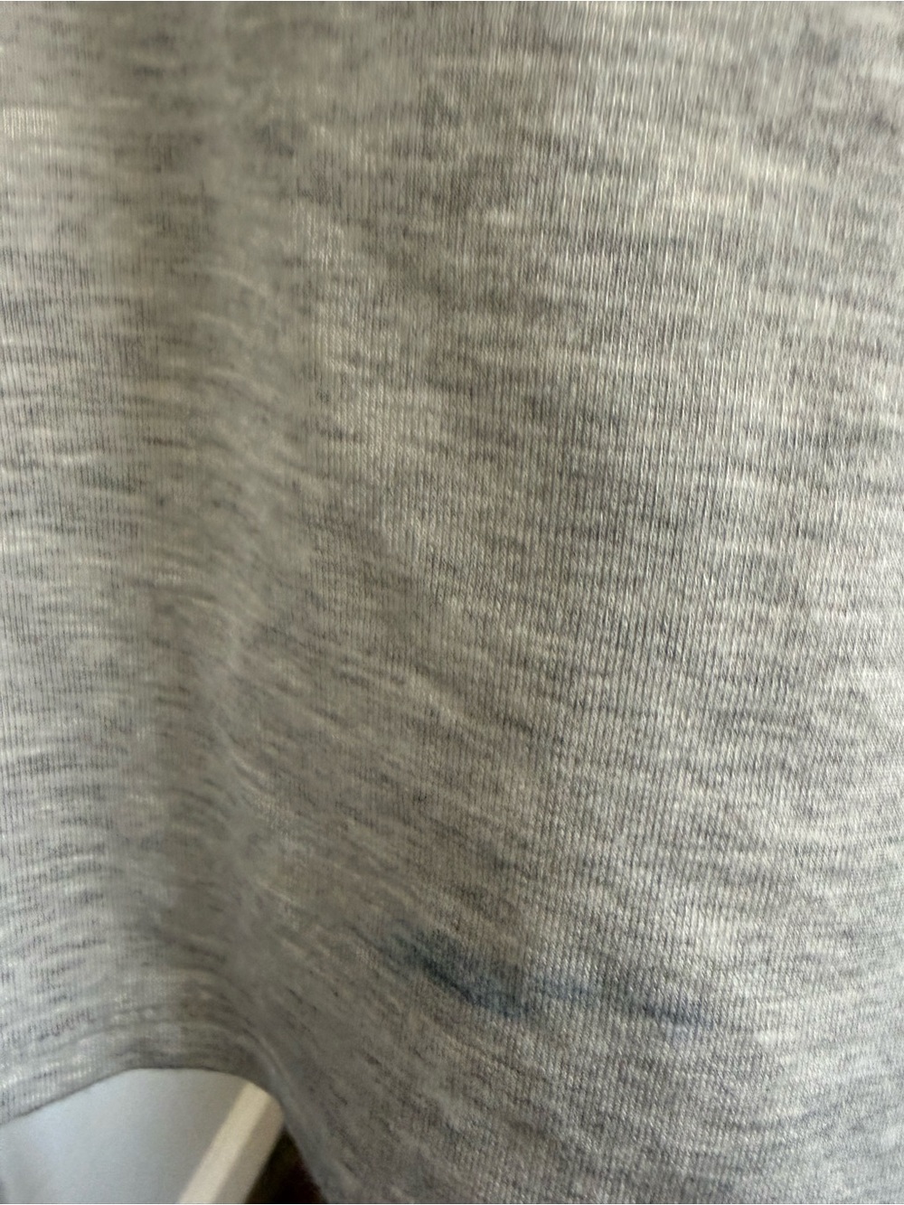 Quince Women”s Heathered Gray Cowl Neck Sweatshirt. Size Medium - Picture 8 of 11